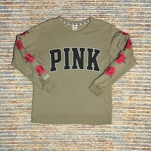 PINK Victoria's Secret Olive Sweatshirt